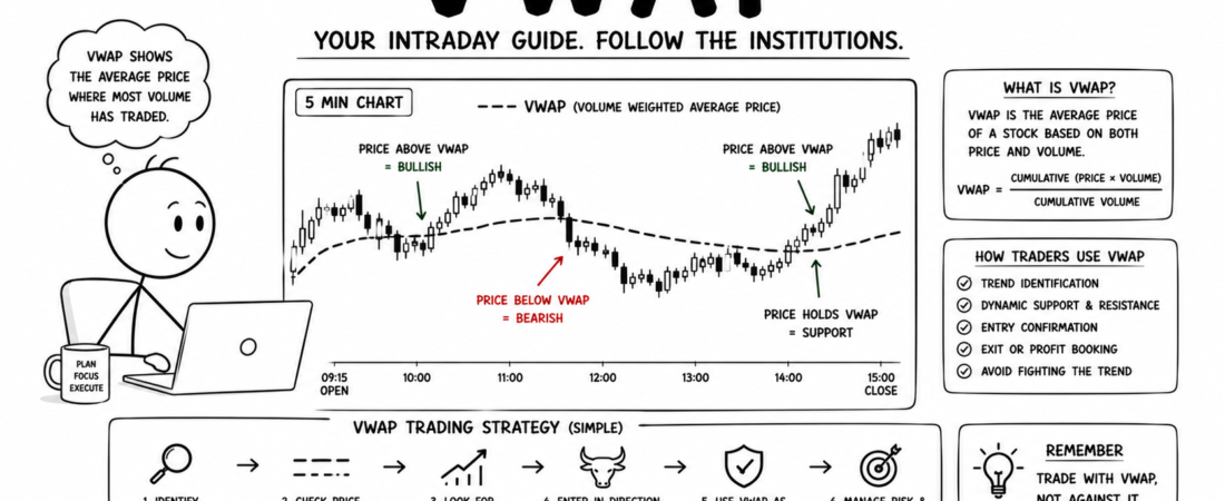VWAP का Simple Use Beginners के लिए | VWAP Indicator को आसान भाषा में समझें