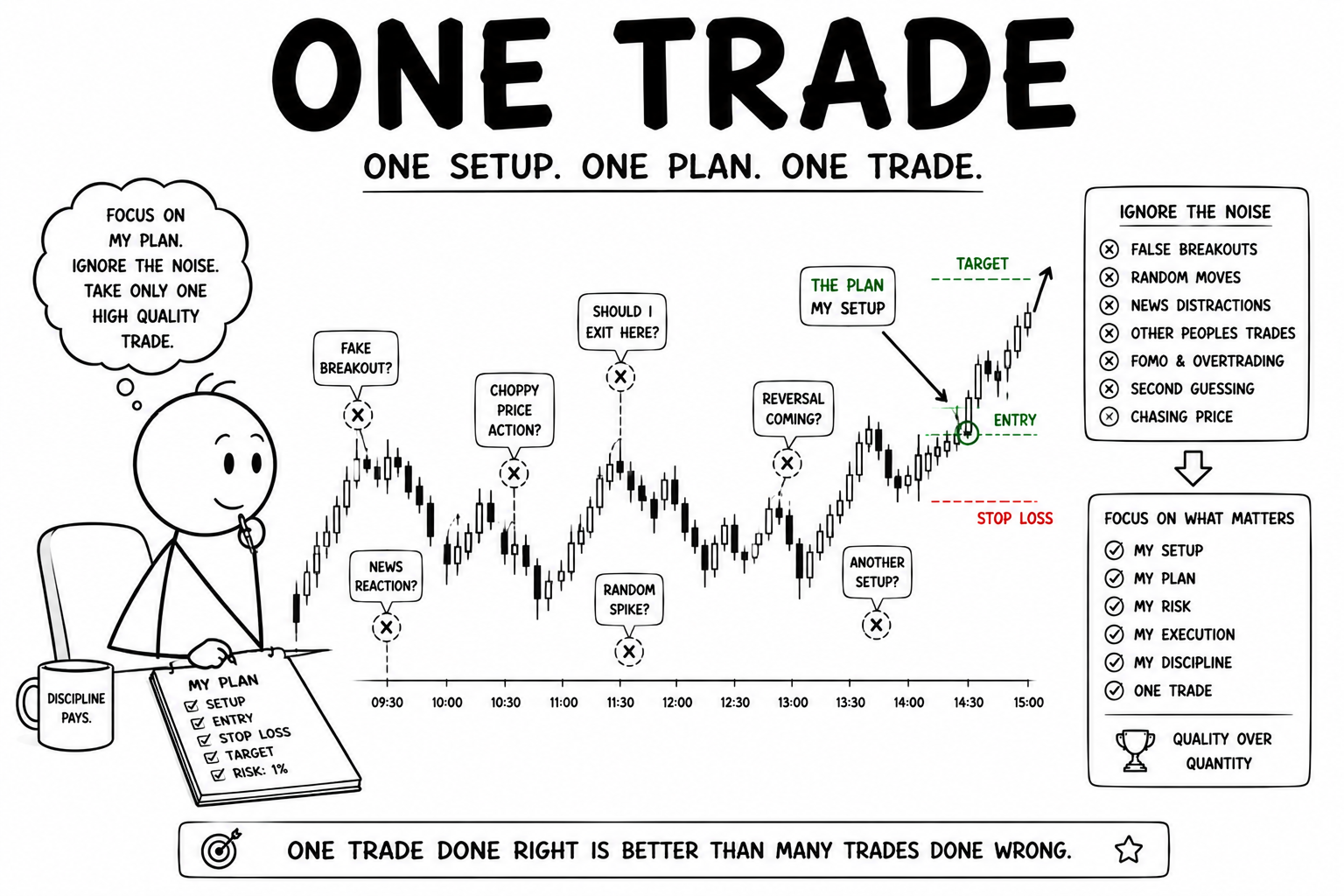  One Trade a Day Strategy क्या है? क्या दिन में सिर्फ एक Trade लेकर Consistent Profit कमाया जा सकता है?