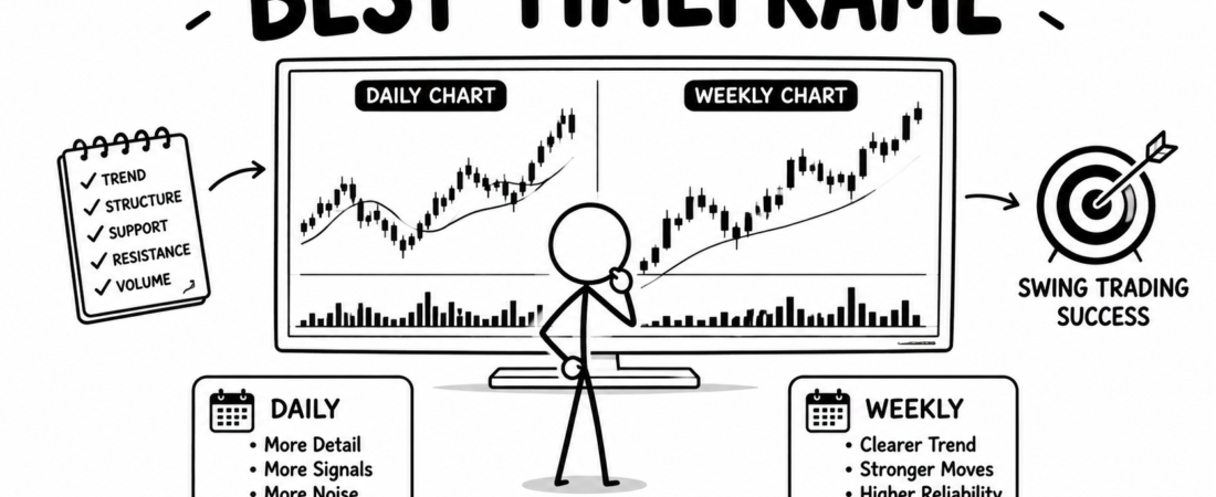 Swing Trading के लिए Best Timeframe कौन-सा है? Beginners को कौन-सा Chart Use करना चाहिए?