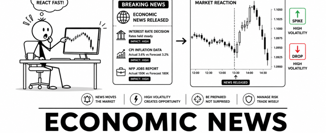  Economic News Trading Basics | Economic Data आने पर Market क्यों तेजी से Move करता है?