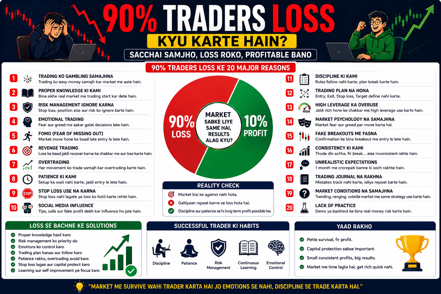90% Traders Loss Kyu Karte Hain? Complete Beginner Guide 2026
