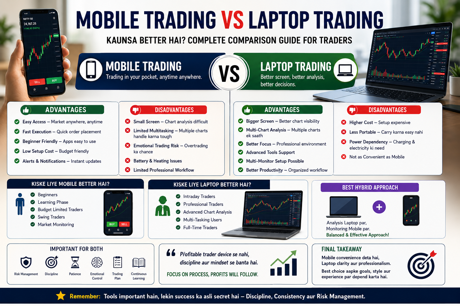 Mobile Trading vs Laptop Trading – Complete Beginner Guide 2026