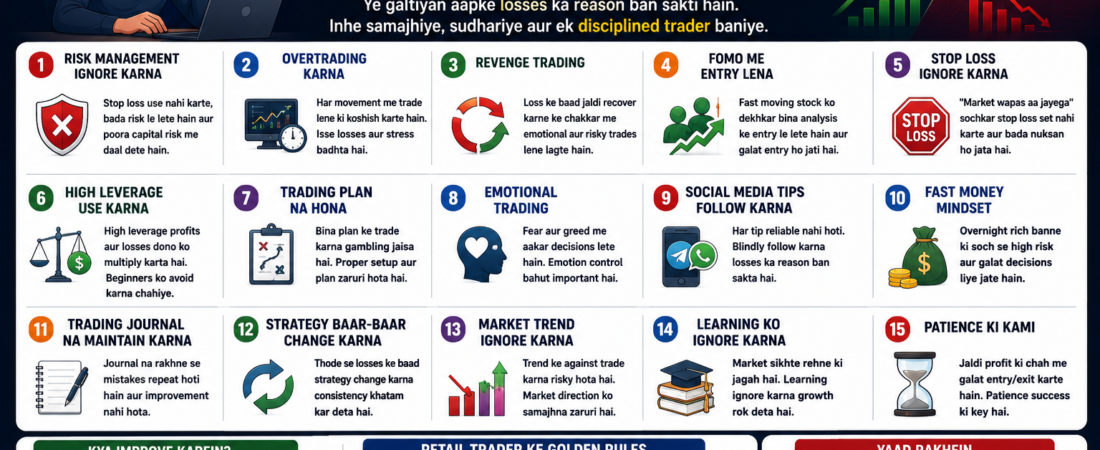 Retail Traders Ki Common Galtiyan Complete Beginner Guide 2026