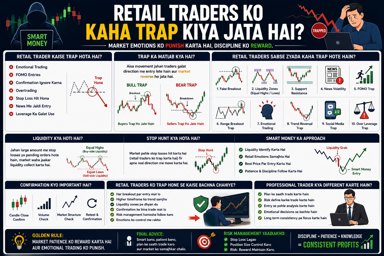 Retail Traders Ko Kaha Trap Kiya Jata Hai? Complete Beginner Guide 2026
