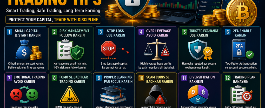 Safe Crypto Trading  – Complete Beginner Guide 2026
