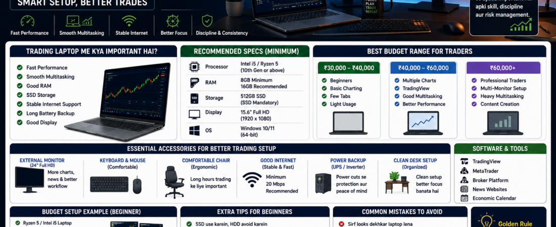 Trading Laptop Setup Under Budget Complete Beginner Guide 2026
