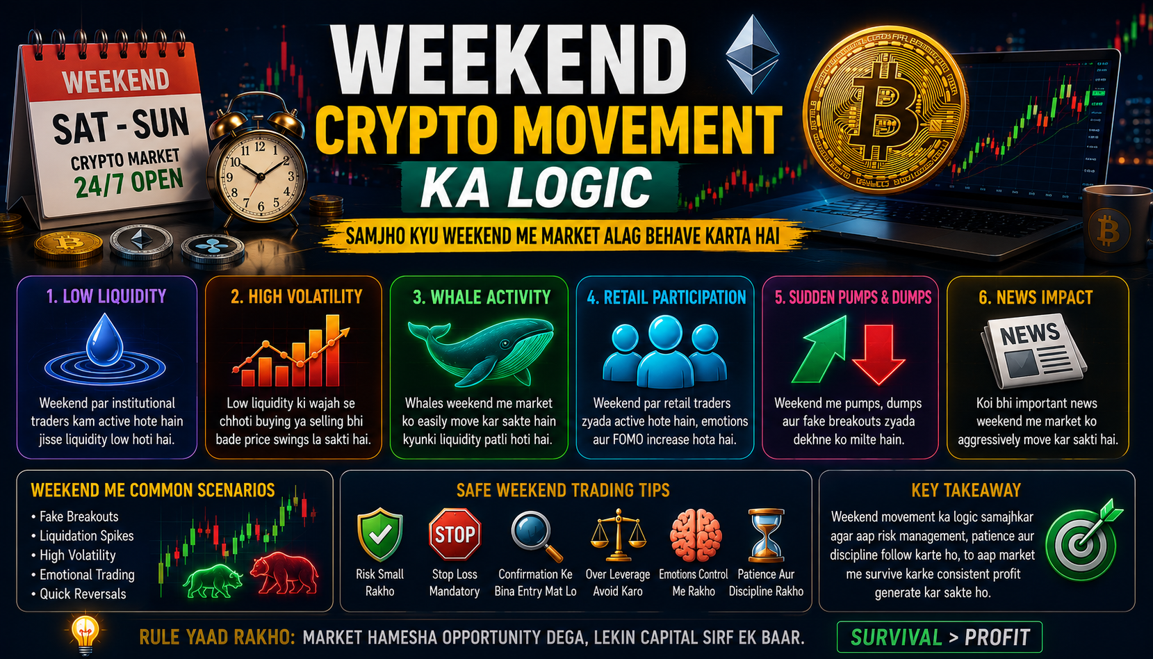Weekend Crypto Movement Ka Logic Complete Beginner Guide 2026